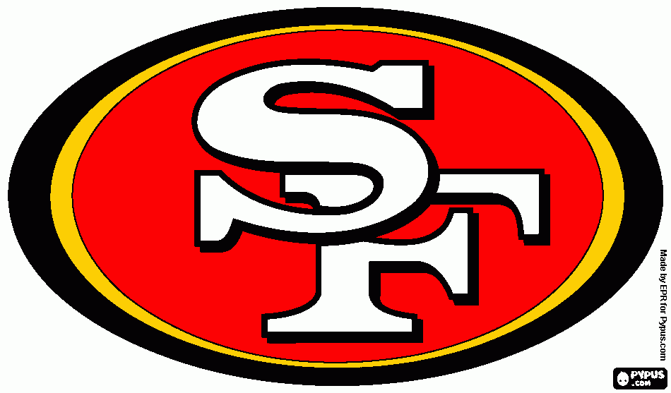 49ers para colorear