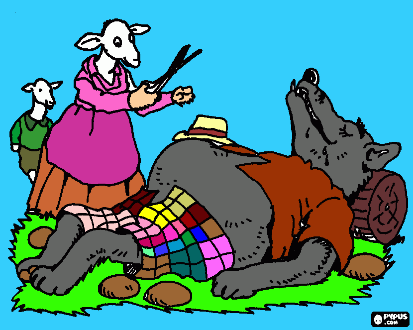 7 cabritillos de bruno para colorear