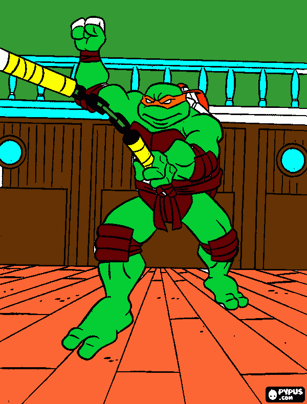 a pelear para colorear