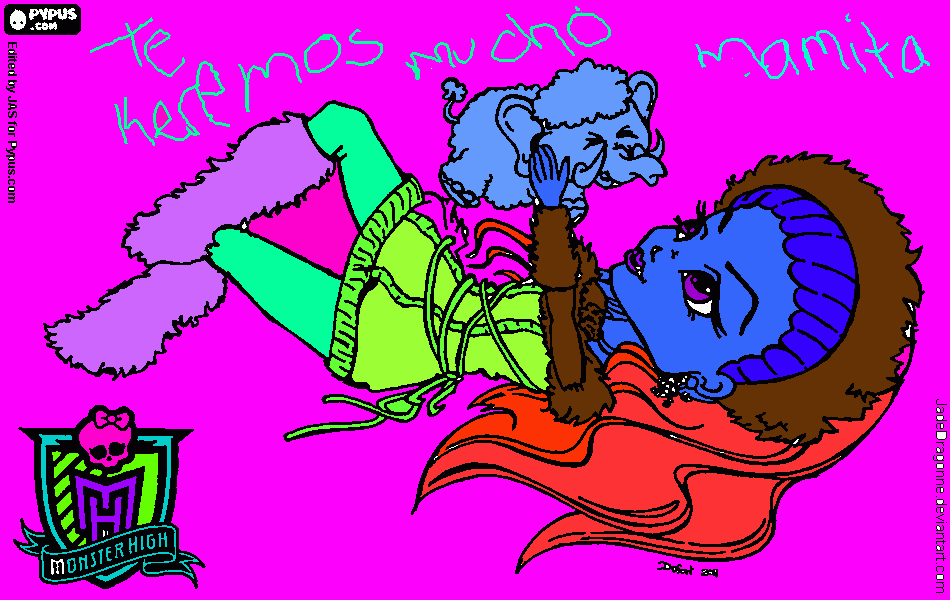 abbey bominable para colorear