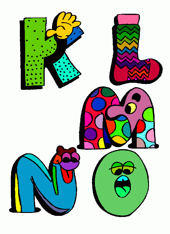 abecadario para colorear