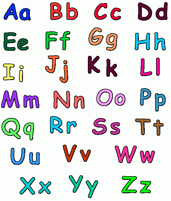 abecedario minusculas y mayusculas para colorear