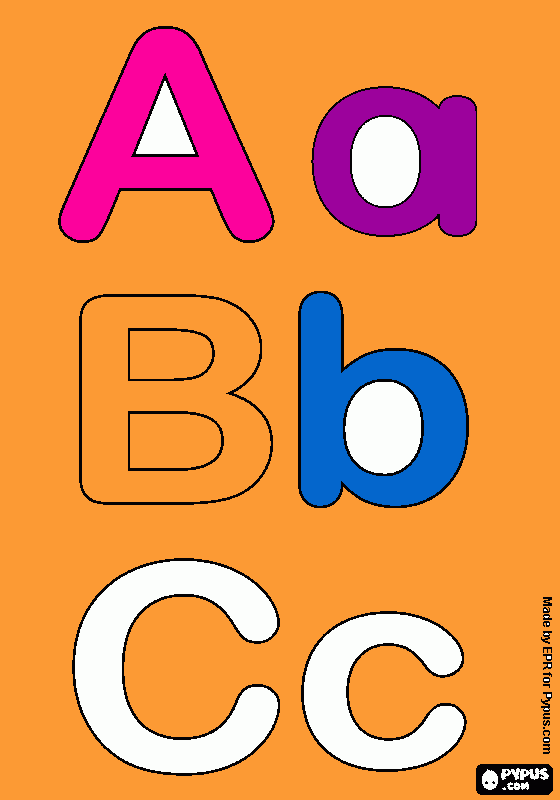 ABECEDARIOS  para colorear