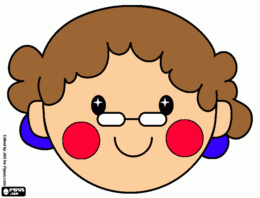 abuelita caperucita roja para colorear