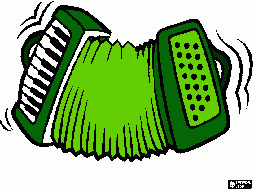 acordeon para colorear