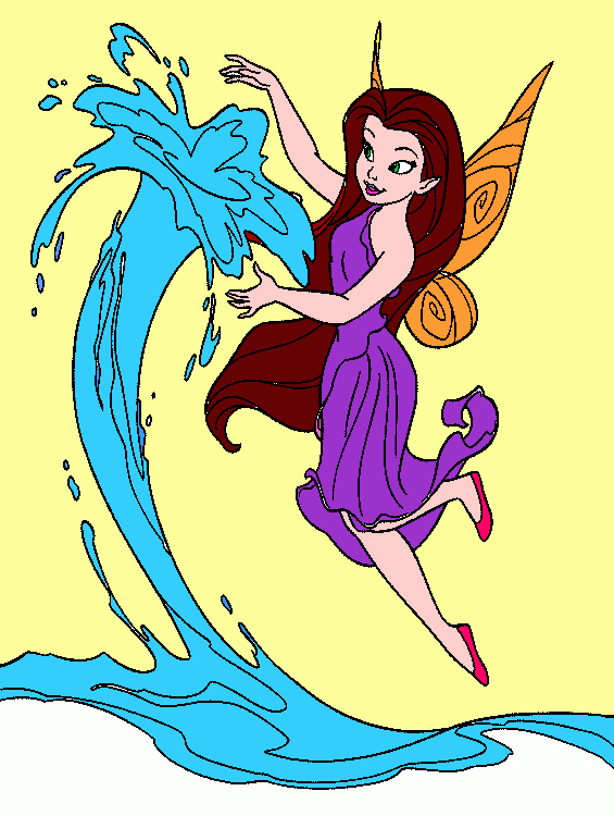ada del agua para colorear