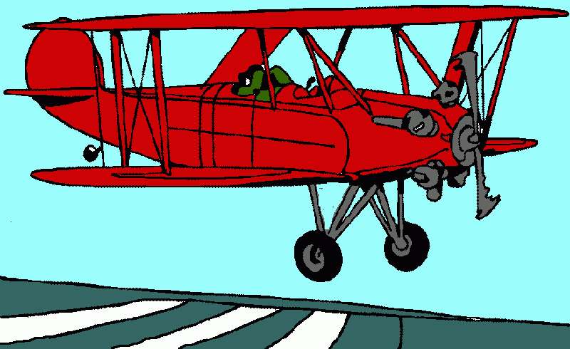 aeroplano para colorear