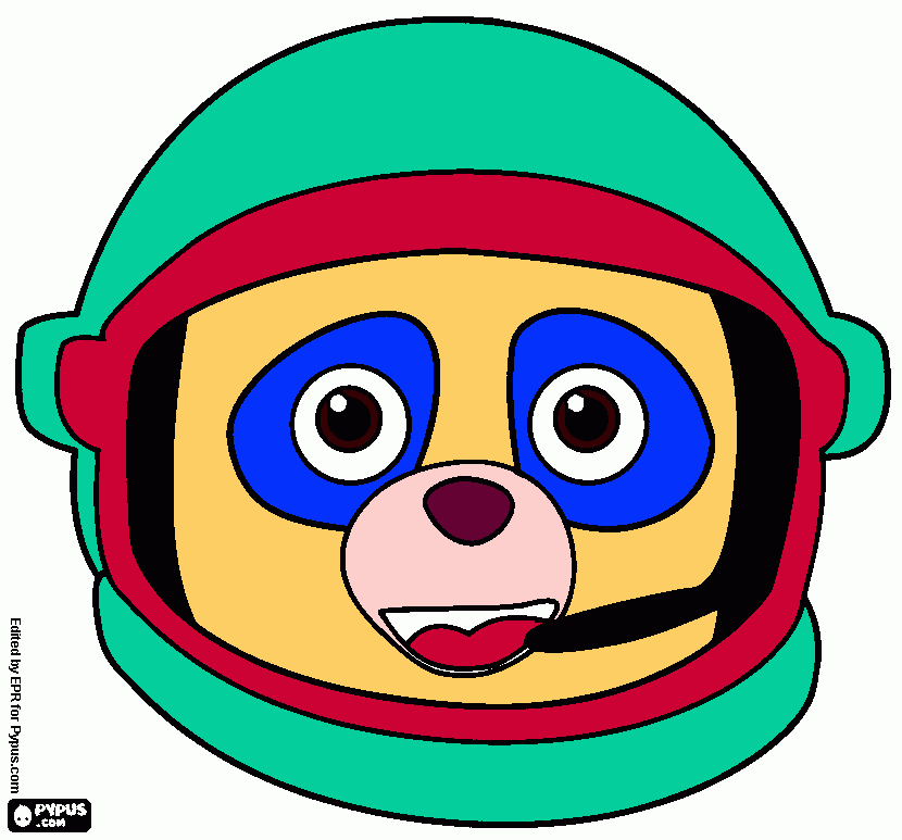 AGENTE OSO para colorear
