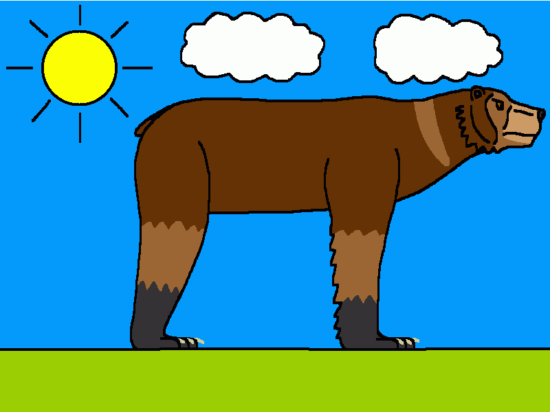 agriotherium para colorear