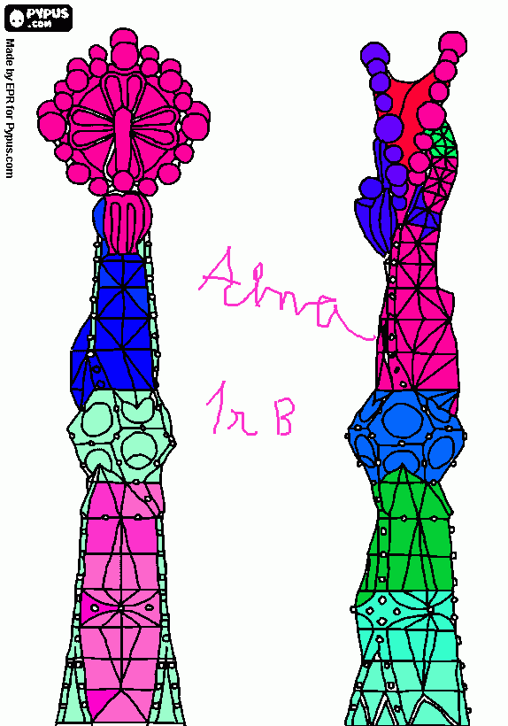 Aina para colorear