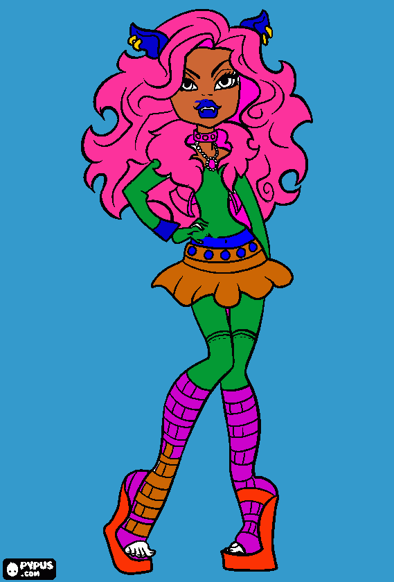 alexa piña para colorear