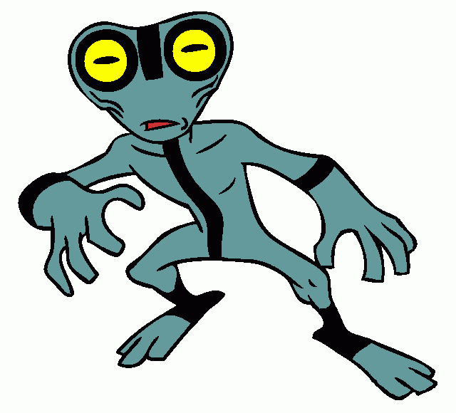 alienijena de ben 10 materia gris para colorear