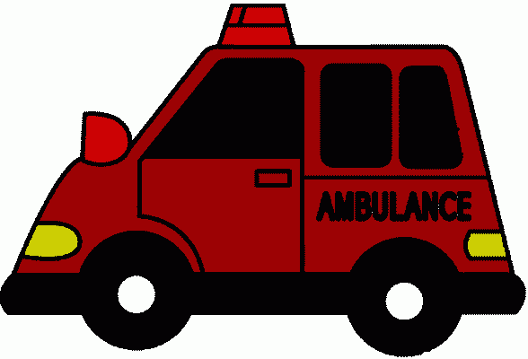 ambulancia para colorear