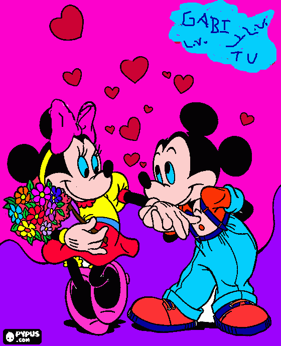 amor inolvidable para colorear