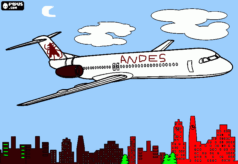 andes para colorear