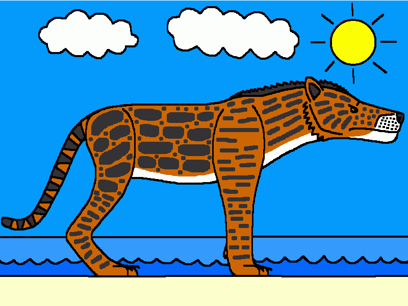 andrewsarchus para colorear