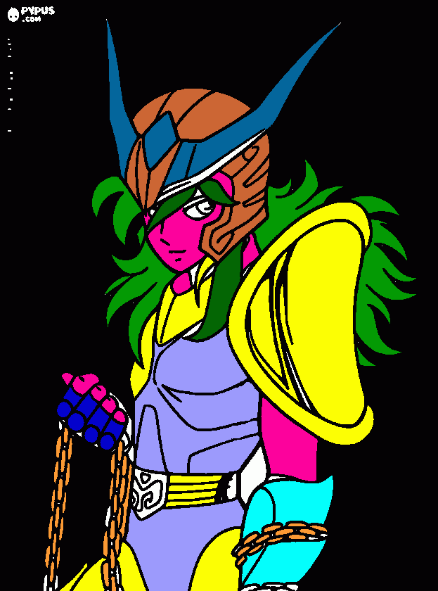 ANDRÓMEDA  CELESTIAL para colorear