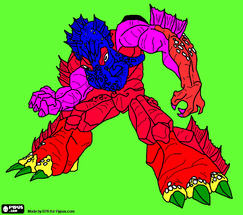 angel mas gormitis para colorear