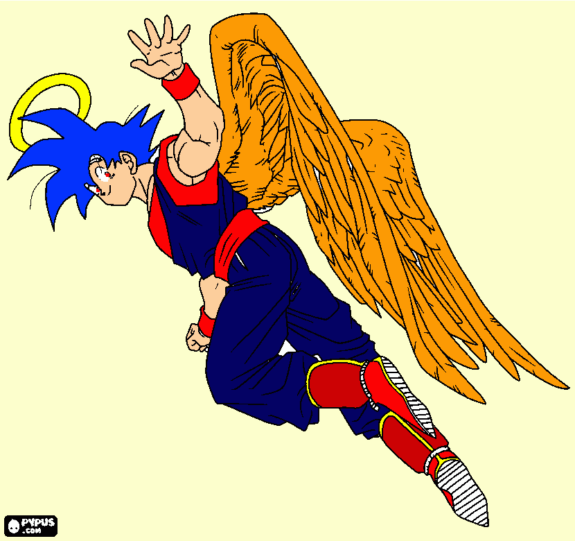 Angel Rodolfo para colorear
