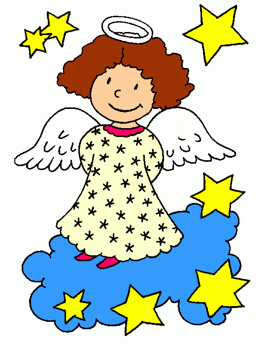 angelita para colorear
