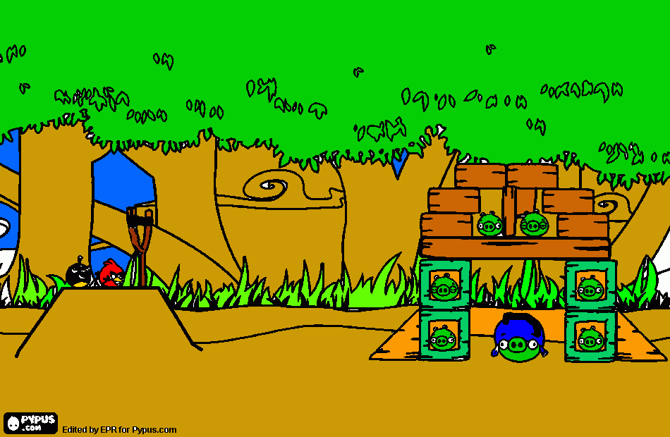 angreber para colorear