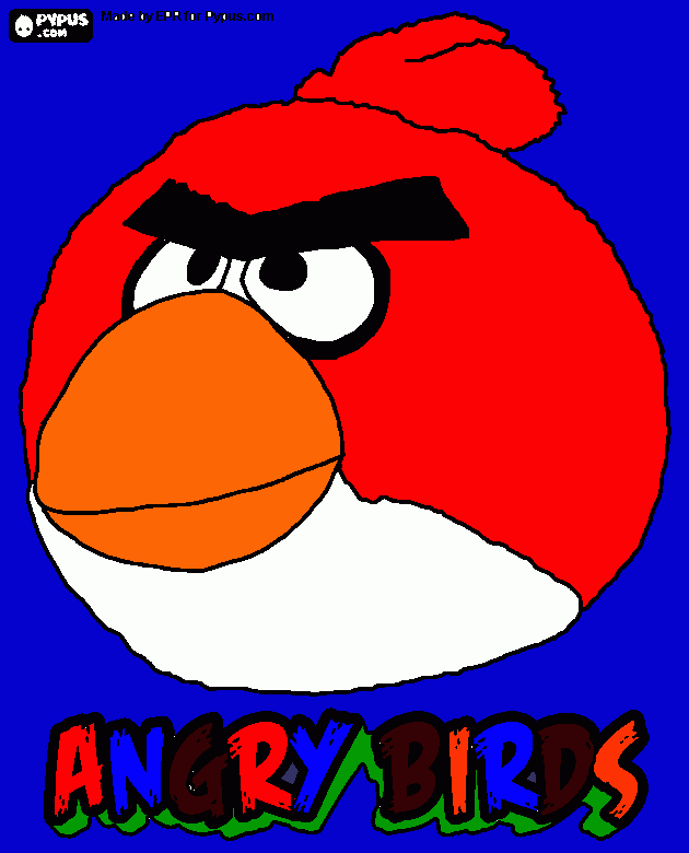 ANGRI BICHI para colorear