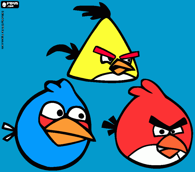 angry birds para colorear de mathias para colorear