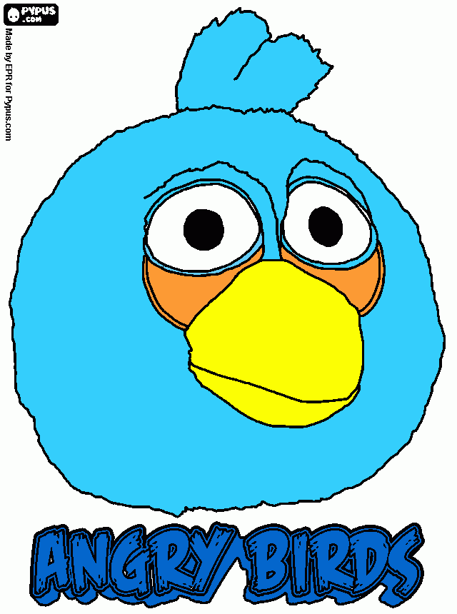 Angry Birds5 para colorear