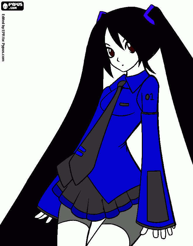 anime deber!!!!!!!!! :3 para colorear