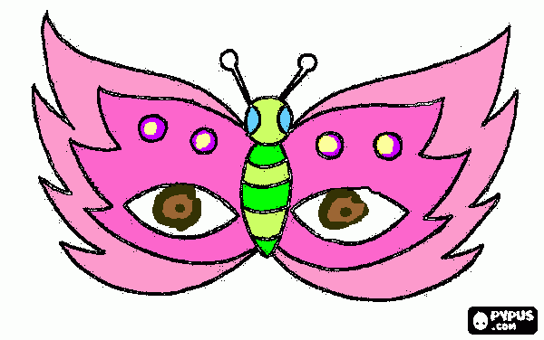 antifas de mariposa para colorear