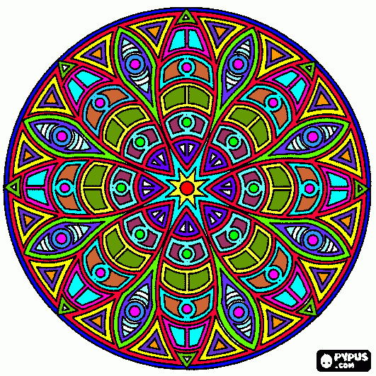 arabesco para colorear