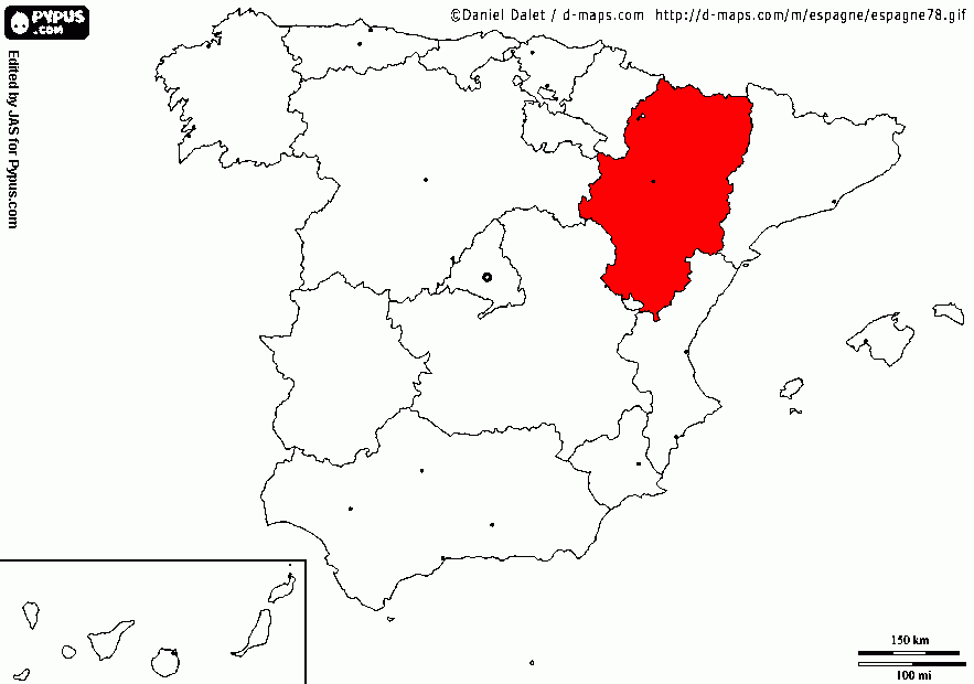aragon para colorear