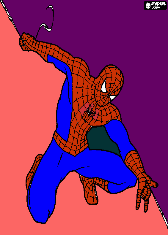 arañ para colorear