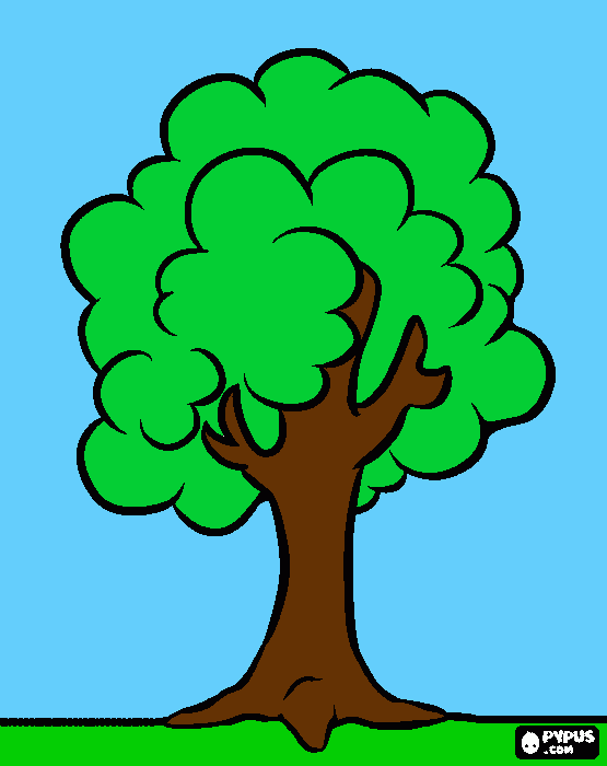 Arbol de problemas para colorear