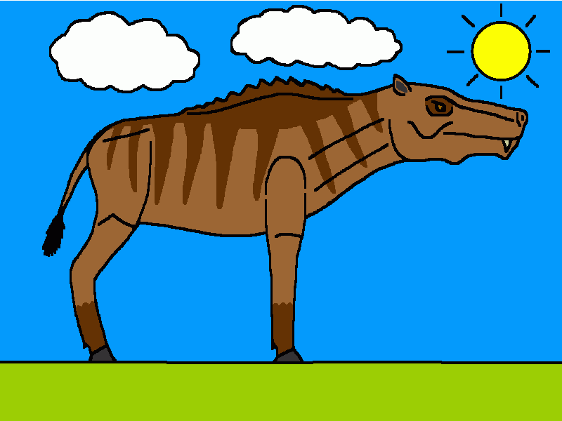 archaeotherium para colorear