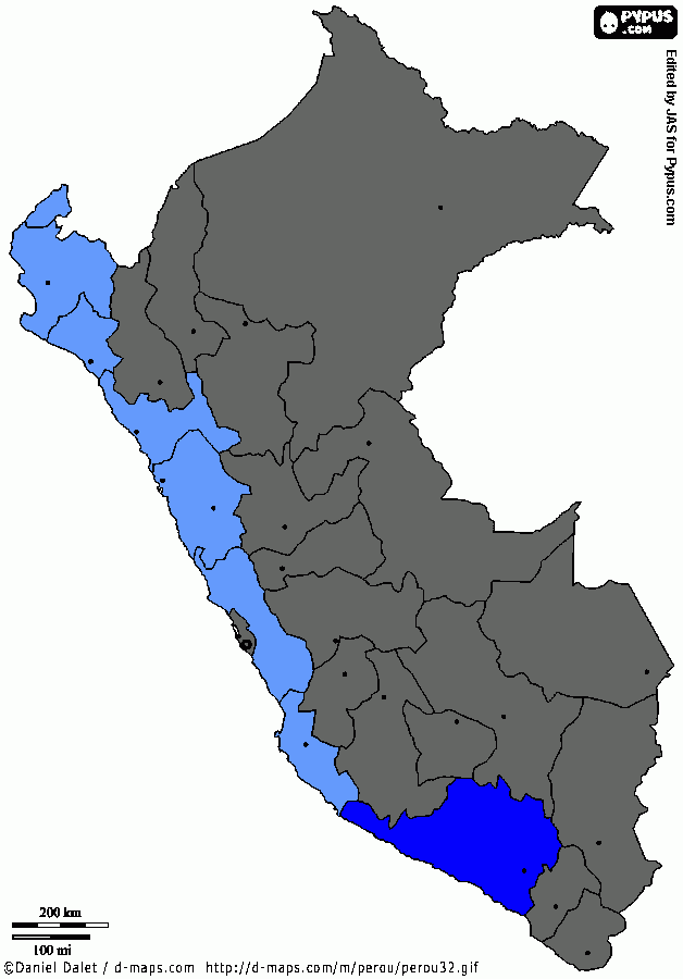 Arequipa para colorear