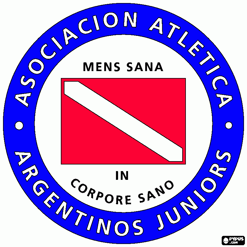 argentinos juniors para colorear