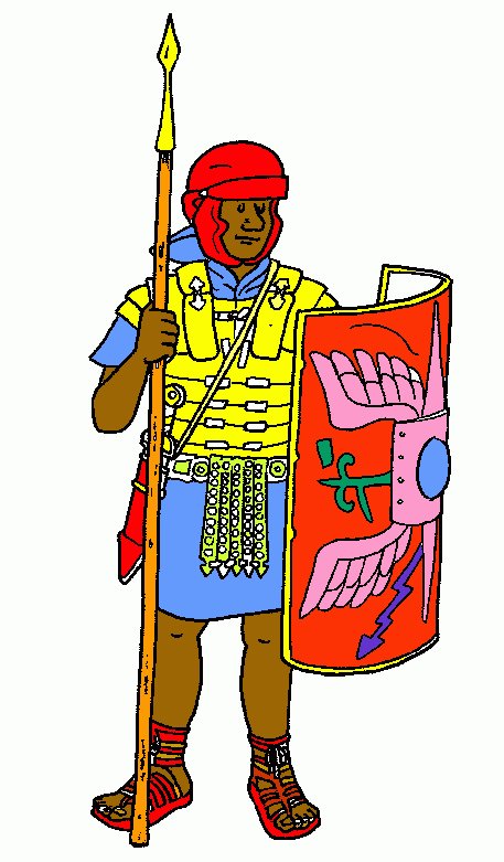 armadura romana para colorear