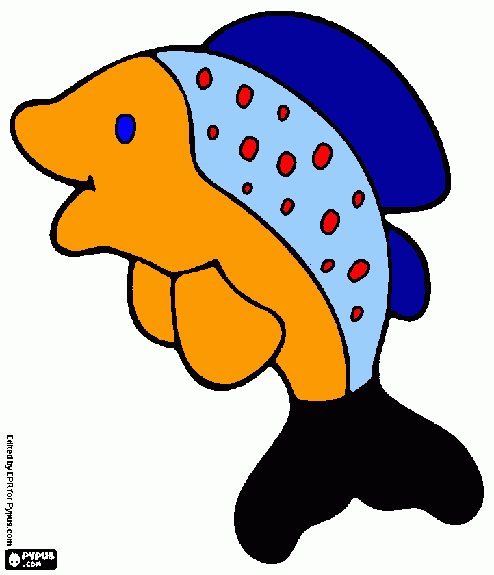Arraia para colorear