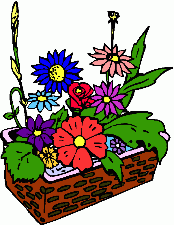 arreglo floral para colorear