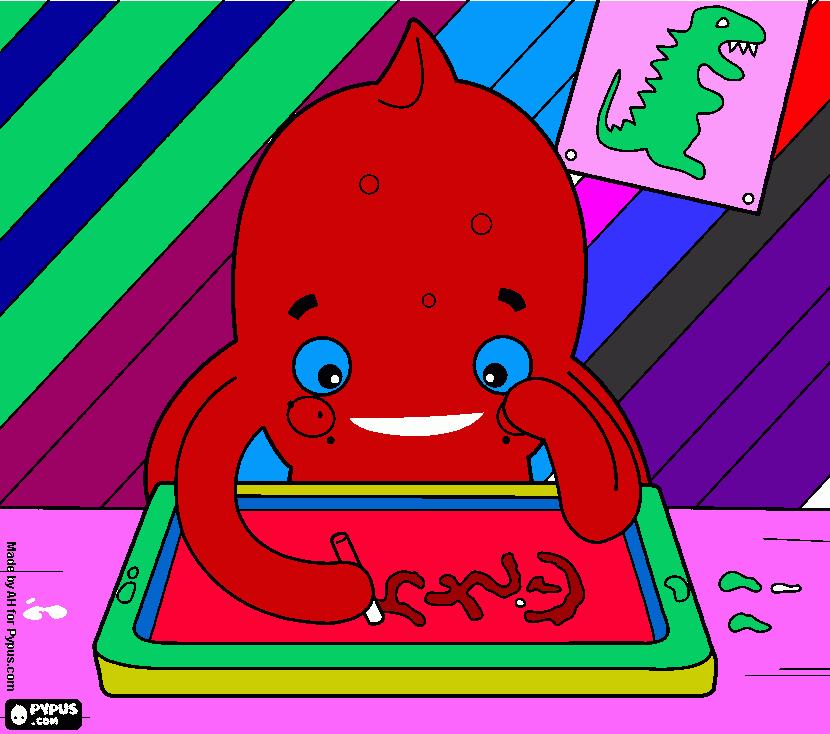 ARTE, Pypus artista para colorear
