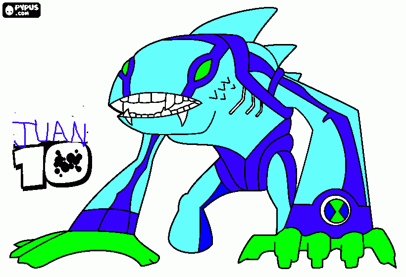 artiguana yo para colorear
