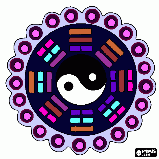 Artística actividad para colorear