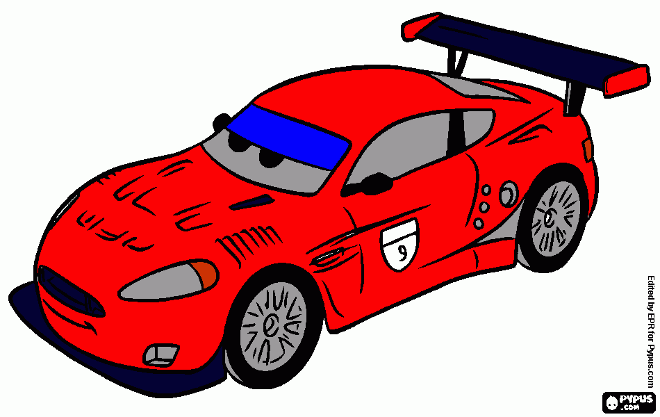 Aston Martin para colorear