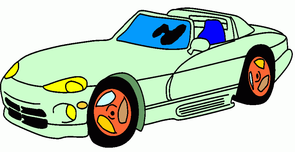 auto de carrera para colorear