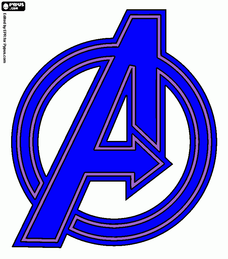 avenger endge para colorear