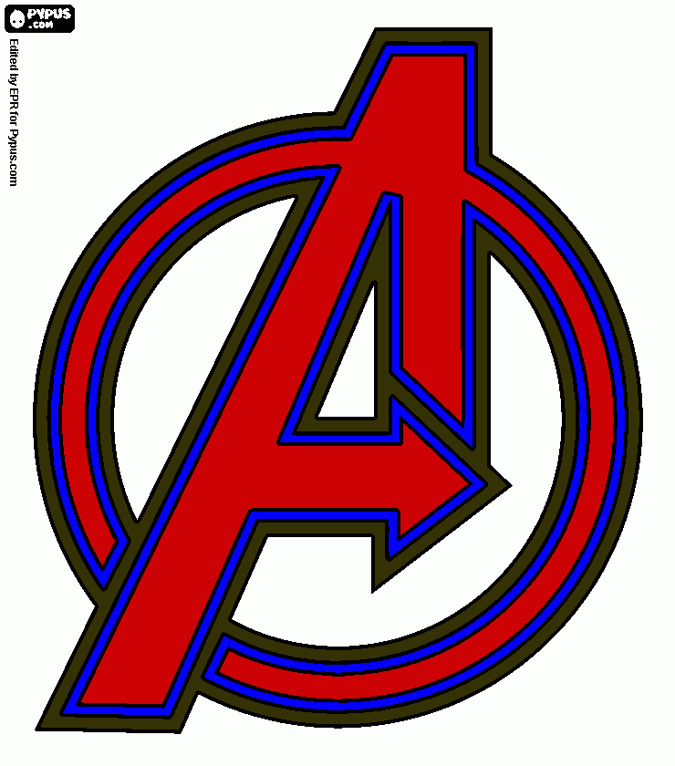avengers los vengadores para colorear