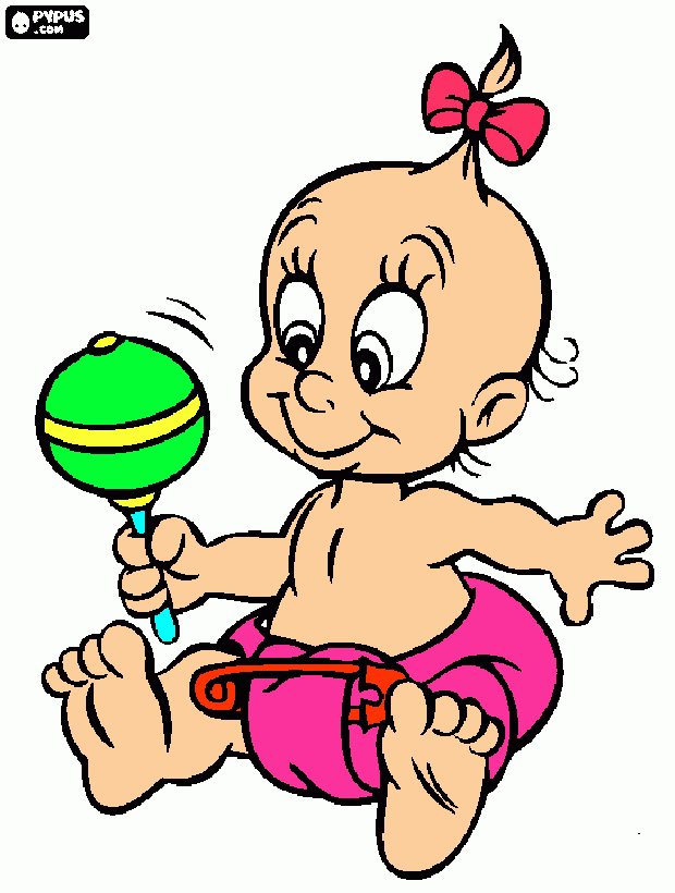 baby shower para colorear
