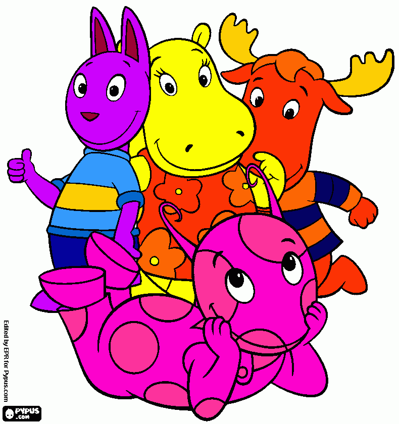 backyadigans para colorear