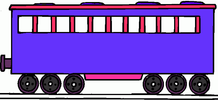 BAGONES DE TREN para colorear